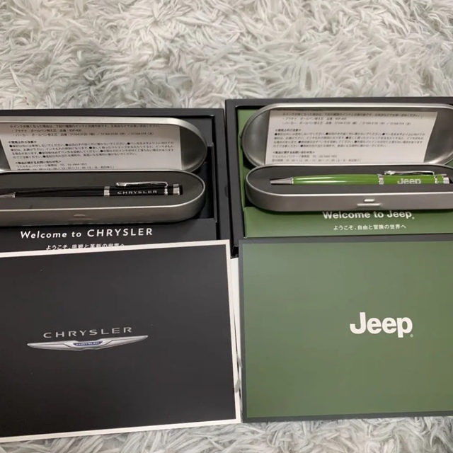 jeep クライスラー　ペンケース　新品　未使用　ノベルティー