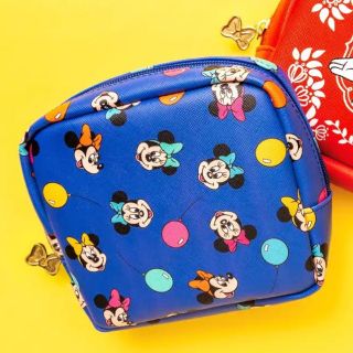 ディズニー(Disney)の【新品】ディズニー♡ミニーポーチ♡ブルー♡ローソン限定(ポーチ)