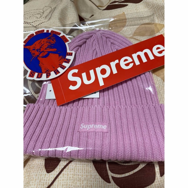 supreme overdyed Beanie PINK 2023帽子