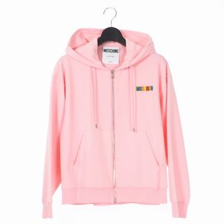 モスキーノ(MOSCHINO)のモスキーノ MOSCHINO ラバー ロゴ ジップアップ フーディー パーカー(パーカー)