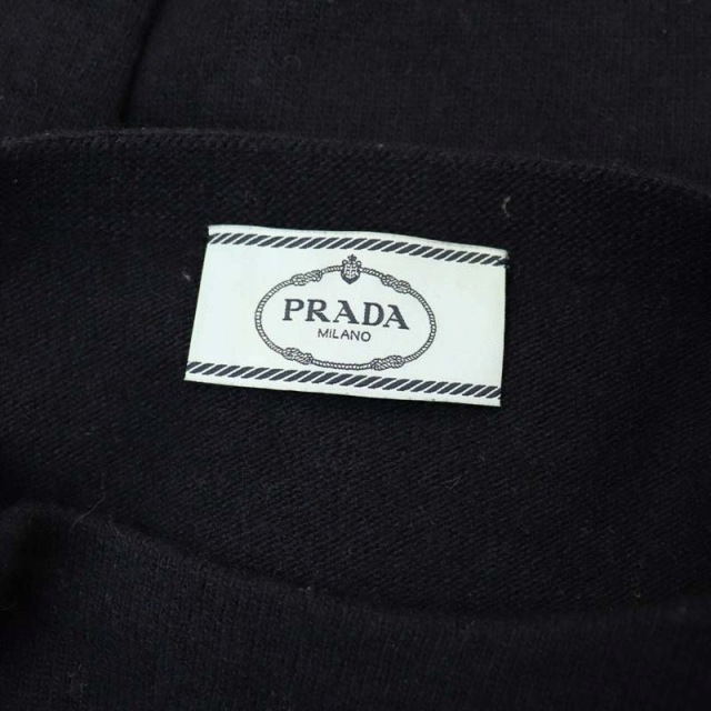 PRADA(プラダ)のプラダ ニット セーター 長袖 ウール プルオーバー 36S 紺 ネイビー レディースのトップス(ニット/セーター)の商品写真