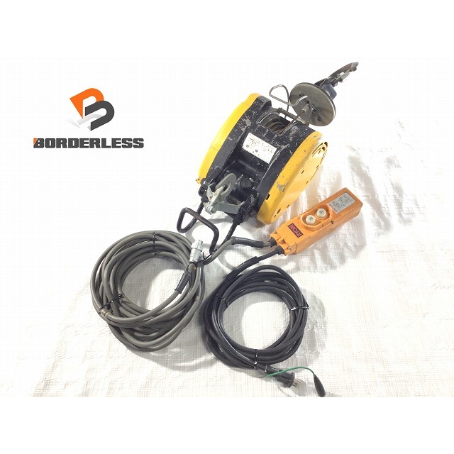 ☆品☆ RYOBI リョービ 電動ウインチ WI-125 リモコン付き 荷重130kg