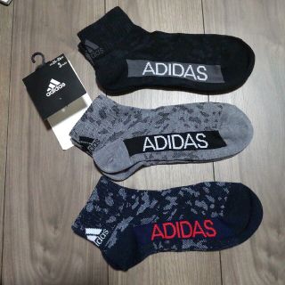 アディダス(adidas)のadidas　アディダス　24-26センチ　靴下　3足セット(ソックス)