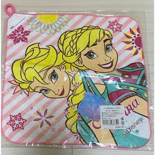 アナトユキノジョオウ(アナと雪の女王)の新品 ループタオル アナと雪の女王 名前記入可 匿名配送可能(タオル)