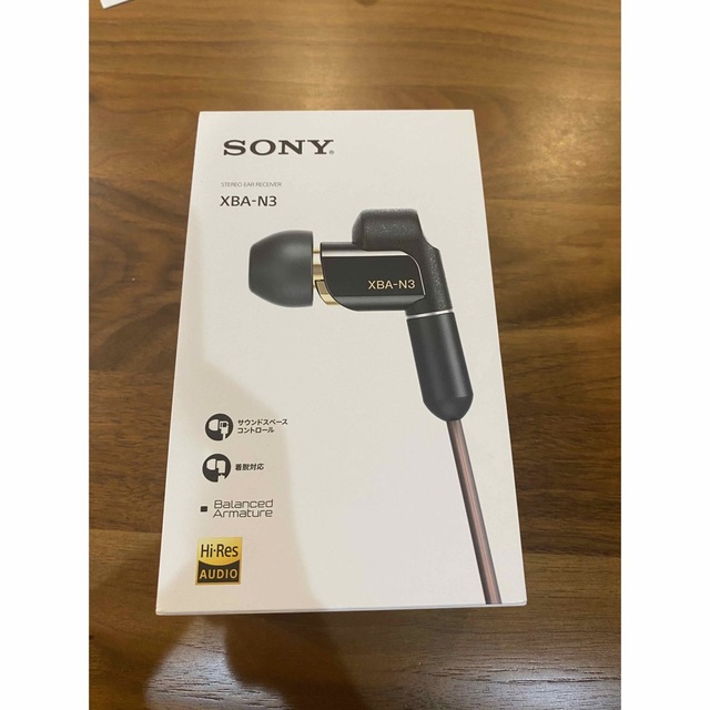 【美品】SONY ハイレゾ音源対応 インナーイヤーレシーバー XBA-N3