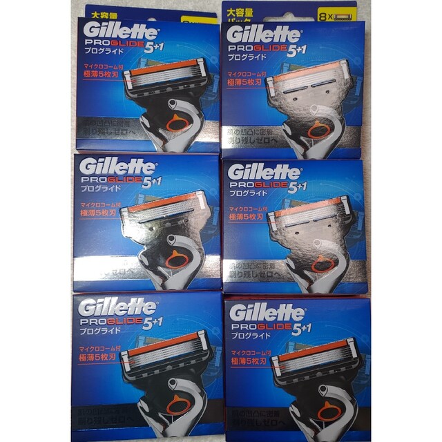 ジレット プログライド 替刃8個×6 Gillette プチプラ 30%割引