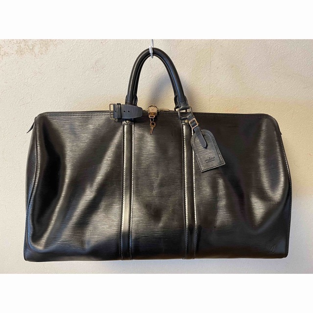 LOUIS VUITTON(ルイヴィトン)の美USED 正規品　ルイヴィトン　エピ　キーポル55　ボストン ノワール　黒 メンズのバッグ(ボストンバッグ)の商品写真