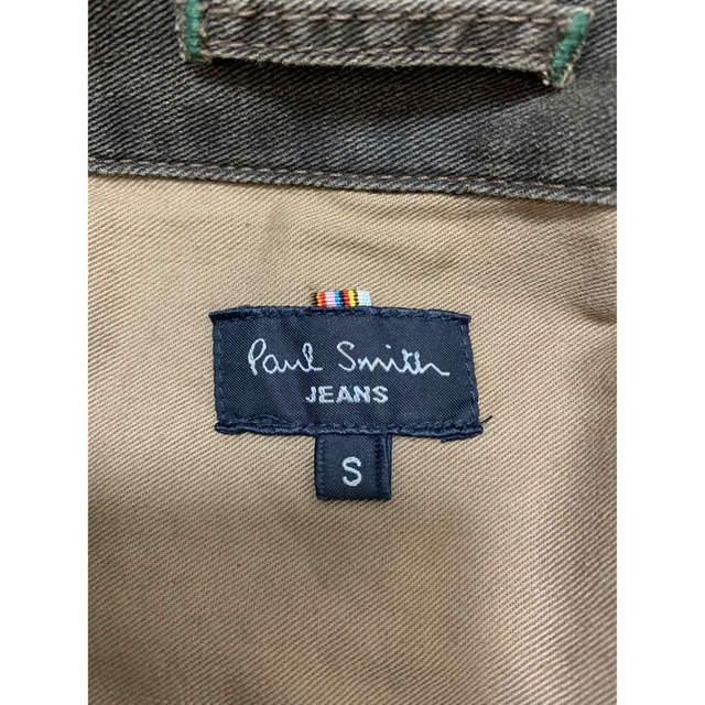 Paul Smith(ポールスミス)のポールスミスジーンズ　ブラウン　デニム　コート メンズのジャケット/アウター(Gジャン/デニムジャケット)の商品写真