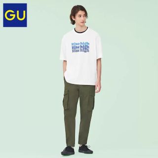 ジーユー(GU)の【GU】カーゴジョガーパンツ  【新品】Sサイズ　グリーン(ワークパンツ/カーゴパンツ)