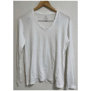 ユナイテッドアローズ(UNITED ARROWS)のユナイテッドアローズ ロングTシャツ　Lサイズ ホワイト(Tシャツ/カットソー(七分/長袖))