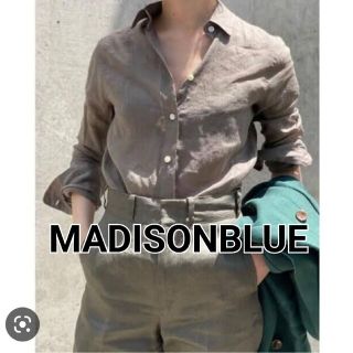 MADISONBLUE - MADISONBLUE☆リネンシルクマダムシャツの通販|ラクマ