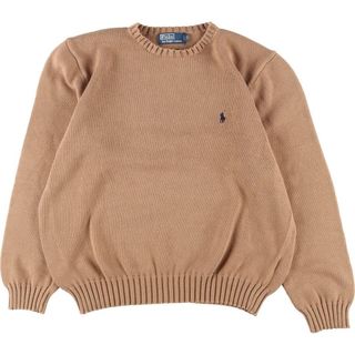 ラルフローレン(Ralph Lauren)の古着 ラルフローレン Ralph Lauren POLO by Ralph Lauren コットンニットセーター メンズL /eaa314747(ニット/セーター)