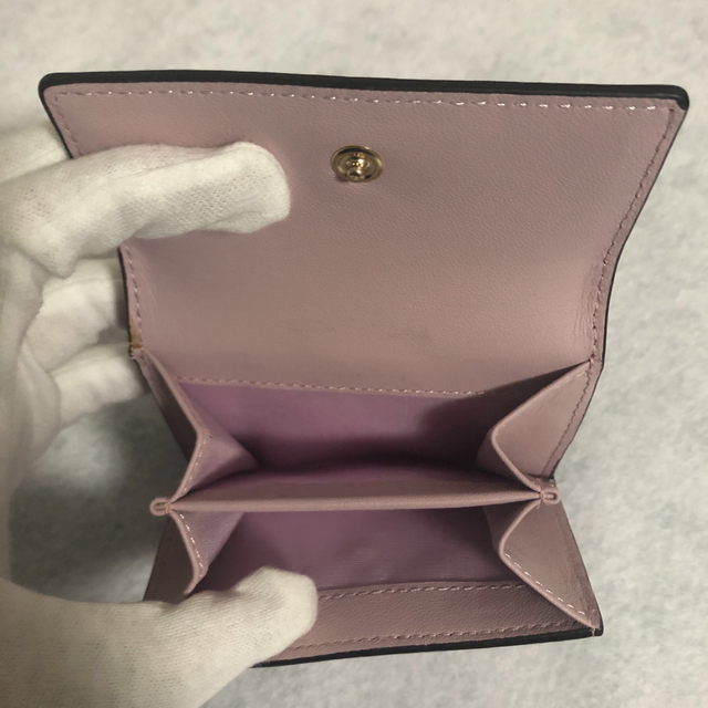 【美品♪】フルラ　二つ折り財布　バビロン　ピンク　スモール 7