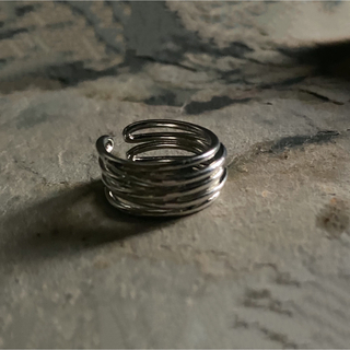 トゥデイフル(TODAYFUL)のLayered wide ring silver No.1001(リング(指輪))