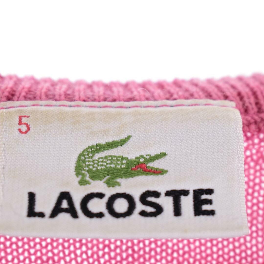 LACOSTE(ラコステ)の古着 ラコステ LACOSTE Vネック コットンニットセーター 5 メンズM /eaa304991 メンズのトップス(ニット/セーター)の商品写真