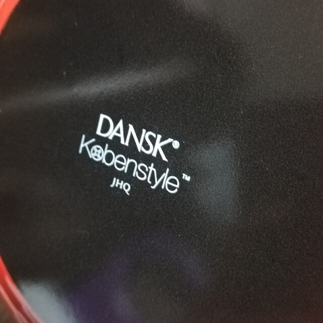 DANSK(ダンスク)のDANSK 赤　琺瑯鍋 インテリア/住まい/日用品のキッチン/食器(調理道具/製菓道具)の商品写真