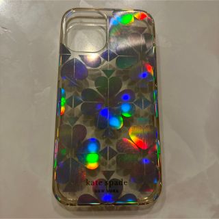 ケイトスペードニューヨーク(kate spade new york)のお値下げ中★iPhone12mini ケイトスペードスマホケース★クローバー★(iPhoneケース)