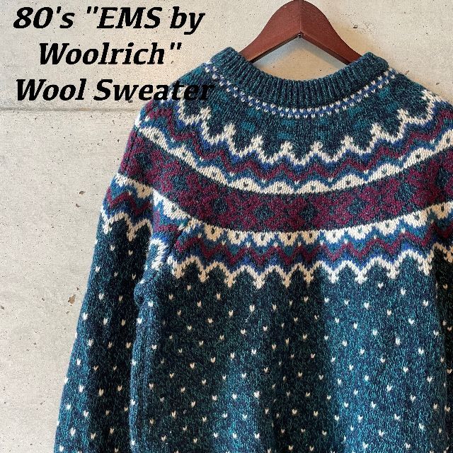 ウールリッチ ノルディックセーター  ニット Wool レディースM