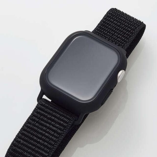 ELECOM(エレコム)のApple Watch series7 41mm用ファブリックバンド一体型ケース メンズの時計(腕時計(デジタル))の商品写真