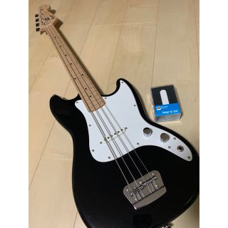 フェンダー(Fender)の【希少】SQUIER Bronco Bass Black(エレキベース)