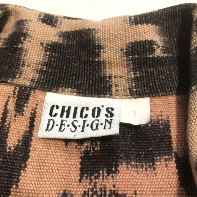 US CHICO'S DESIGN グァテマラ製 総柄ジャケット 民族