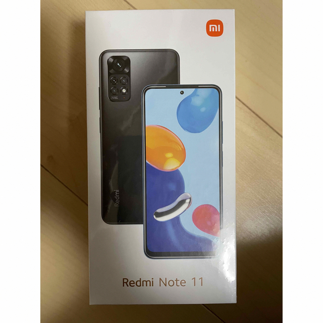 Xiaomi Redmi Note 11　グラファイトグレー対応対応SIM