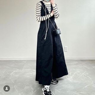 ザラ(ZARA)のZARA⋆ジッパー ポプリン ワンピースM(ロングワンピース/マキシワンピース)