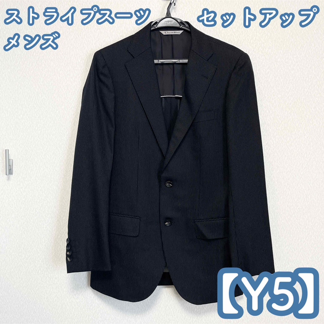 AOKI - メンズ スーツ ストライプ セットアップ 【Y5】の通販 by M ...