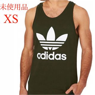 アディダス(adidas)のadidas人気胸ビッグロゴ未使用タンクトップ(XS)(タンクトップ)