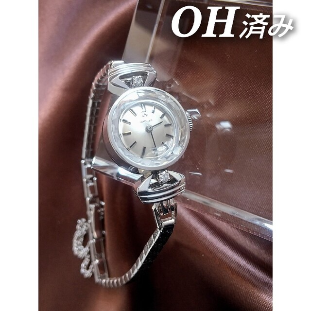 OMEGA - ⭐OH済　プラチナ　極希少　オメガ　ダイヤ2P　レディース 腕時計　着物　極上品