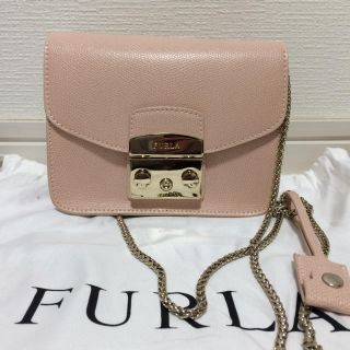 フルラ(Furla)の最終価格♡美品♡FURLA♡メトロポリス❁マグノリアピンク(ショルダーバッグ)