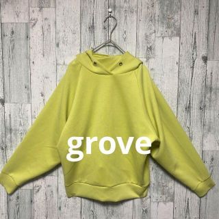 グローブ(grove)のgrove グローブ　レディース　パーカー　プルオーバー　Lサイズ(パーカー)