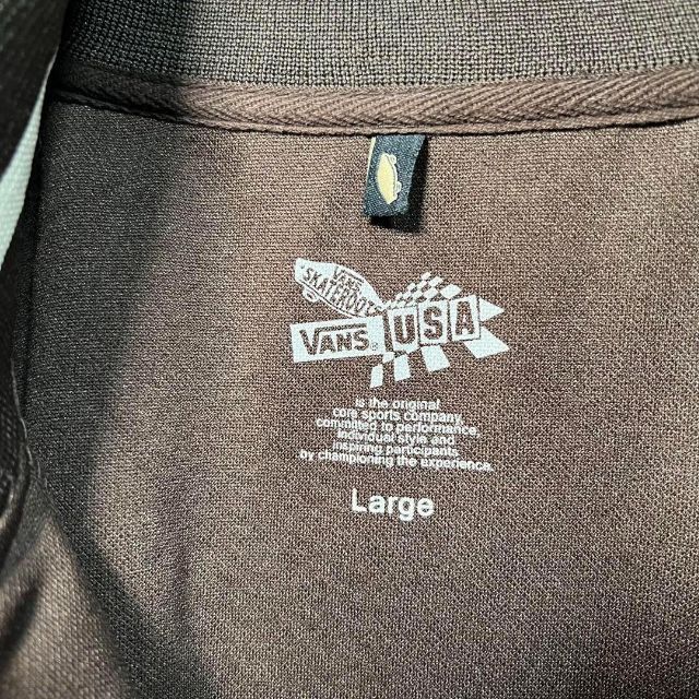 VANS(ヴァンズ)の【貴重・未使用タグ付き】VANSトラックジャケット ブラウンジャージ茶色L～XL メンズのトップス(ジャージ)の商品写真