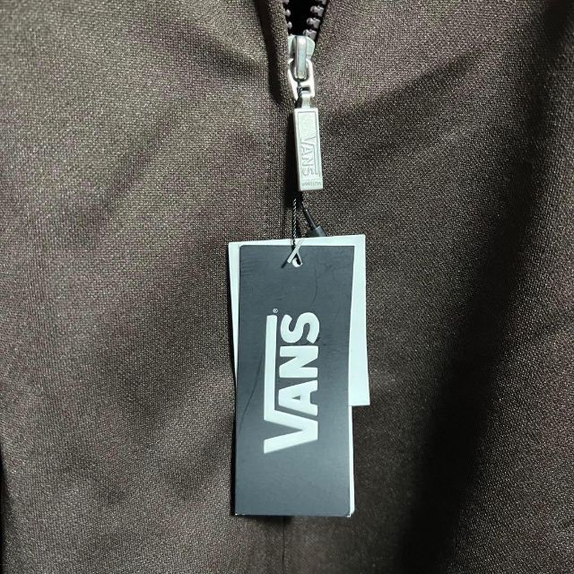 【貴重・未使用タグ付き】VANSトラックジャケット ブラウンジャージ茶色L～XL