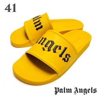 新品 2022SS PALM ANGELS POOL SLIDERS イエロー