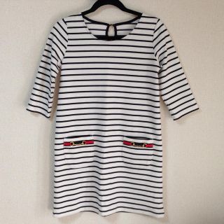 ロペ(ROPE’)のロペピクニック ボーダーワンピース(ミニワンピース)