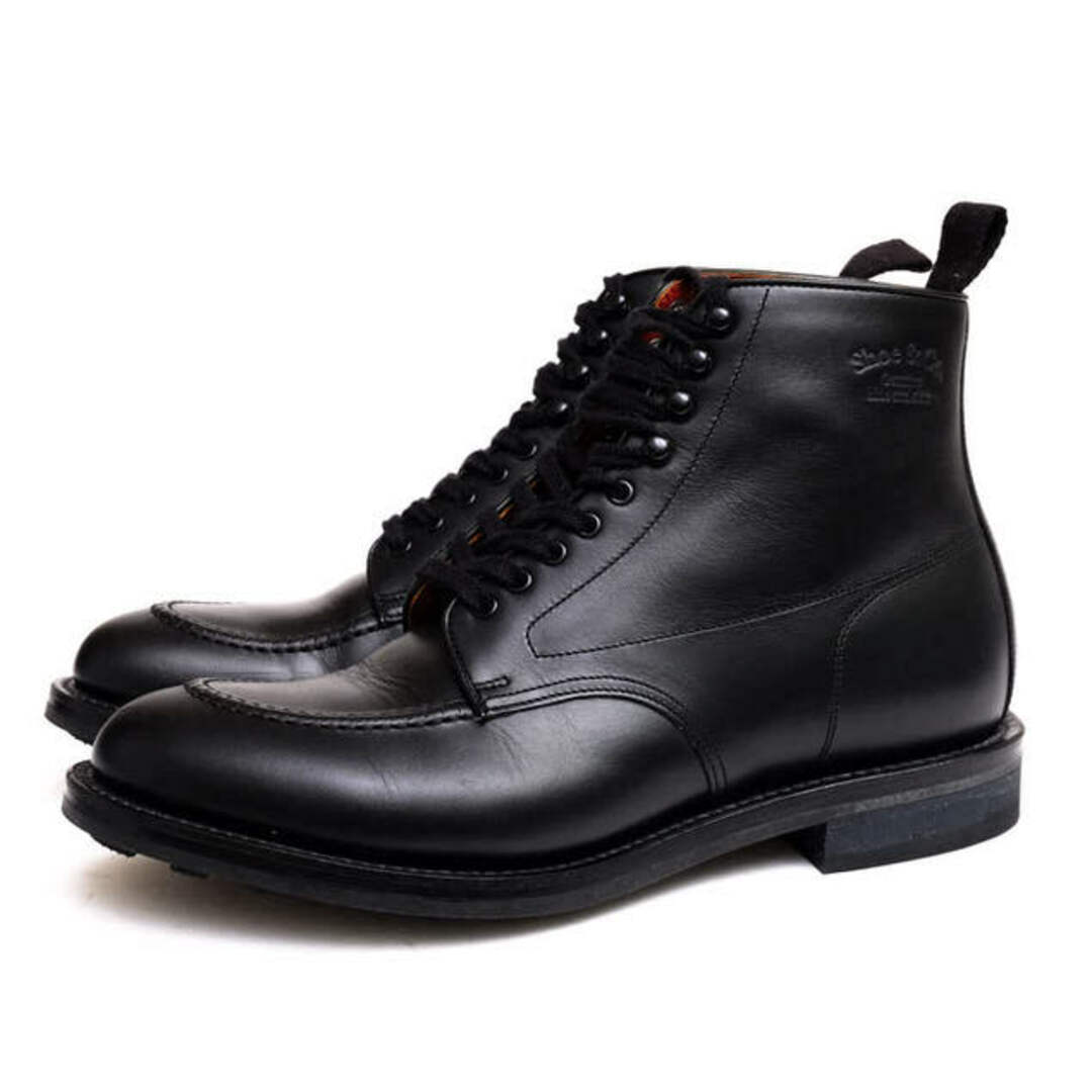 ブーツリーガル／REGAL レースアップブーツ シューズ 靴 メンズ 男性 男性用レザー 革 本革 ブラック 黒 Shoe & Co. 932S NEW WORK BOOTS オイルドステア グッドイヤーウェルト製法
