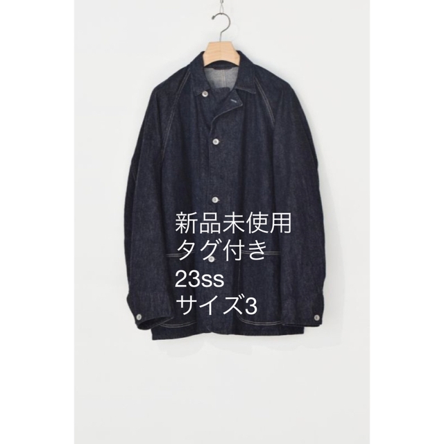 23ss comoli コモリ デニムワークジャケット　サイズ3