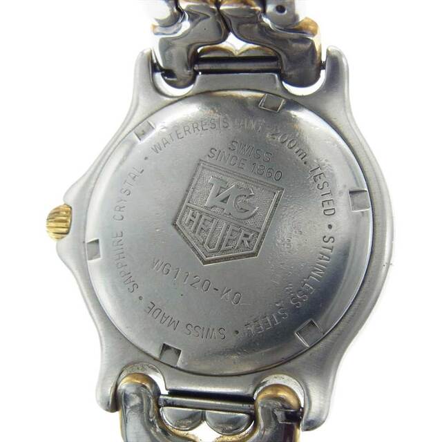 TAG Heuer(タグホイヤー)のTAG HEUER タグホイヤー 時計 WG1120 セルデイト プロフェッショナル クォーツ 時計 ウォッチ シルバー系 ゴールド系【中古】 メンズの時計(腕時計(アナログ))の商品写真