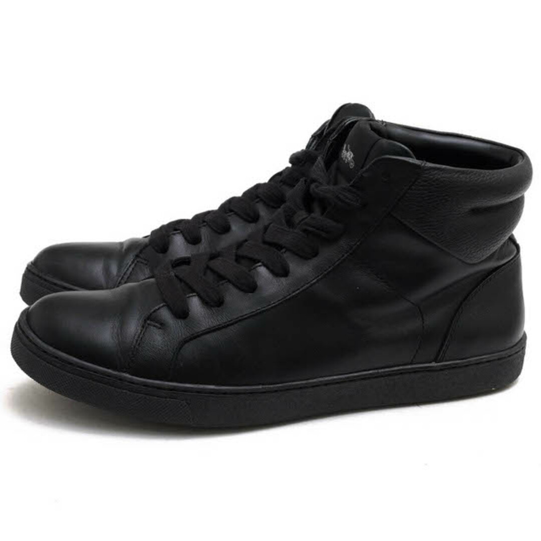 コーチ／COACH シューズ スニーカー 靴 ハイカット メンズ 男性 男性用レザー 革 本革 ブラック 黒  FG1505 C204 HIGH TOP SNEAKER