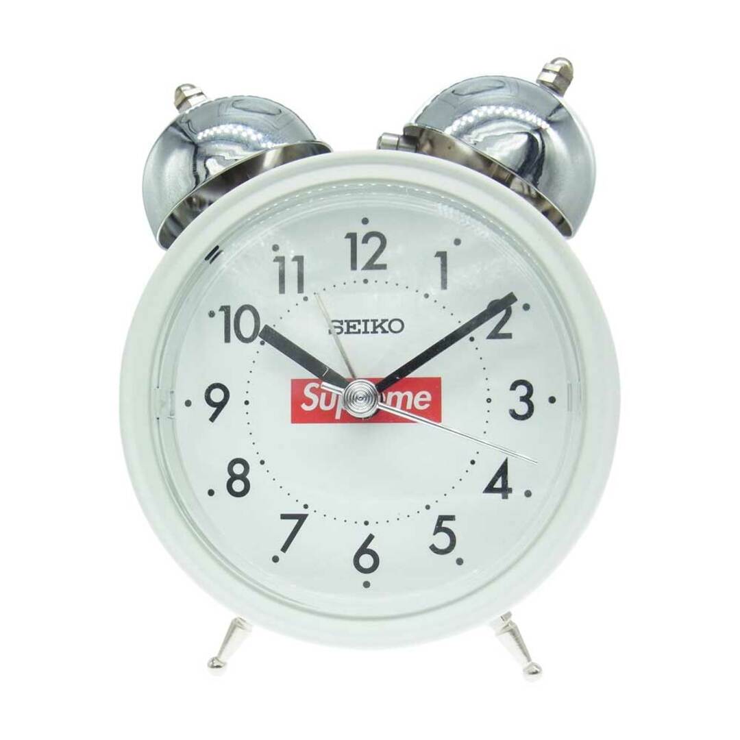 Supreme シュプリーム 時計 Seiko Alarm Clock White セイコー アラーム クロック 置時計 ホワイト系【新古品】【未使用】【中古】