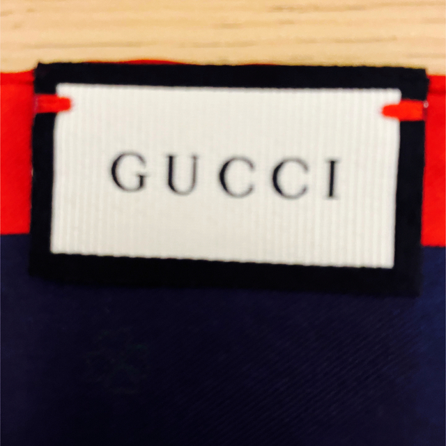 かわいい! GUCCI グッチ スカーフ GUCCY シルク 菱形 未使用 aq2953