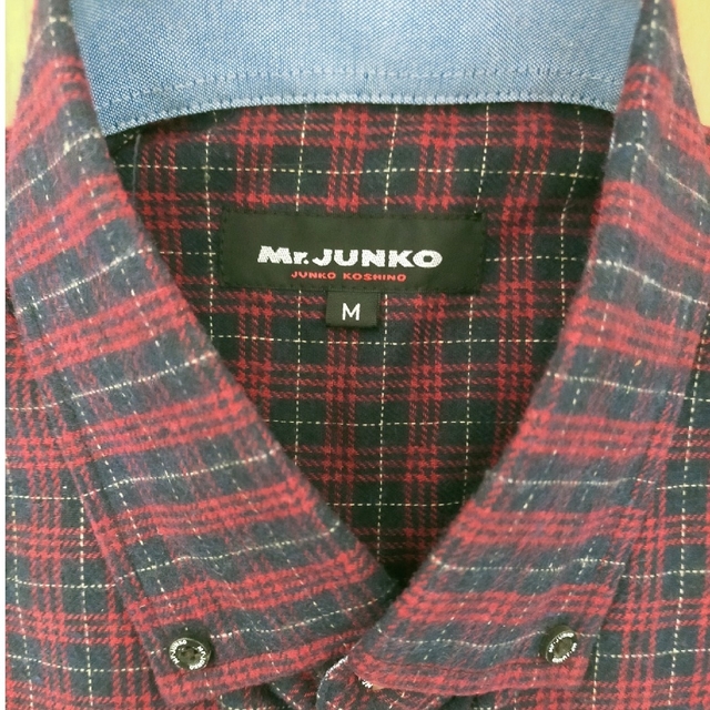 Mr.Junko(ミスタージュンコ)のMr.JUNKO　ミスタージュンコ　チェックシャツ メンズのトップス(シャツ)の商品写真