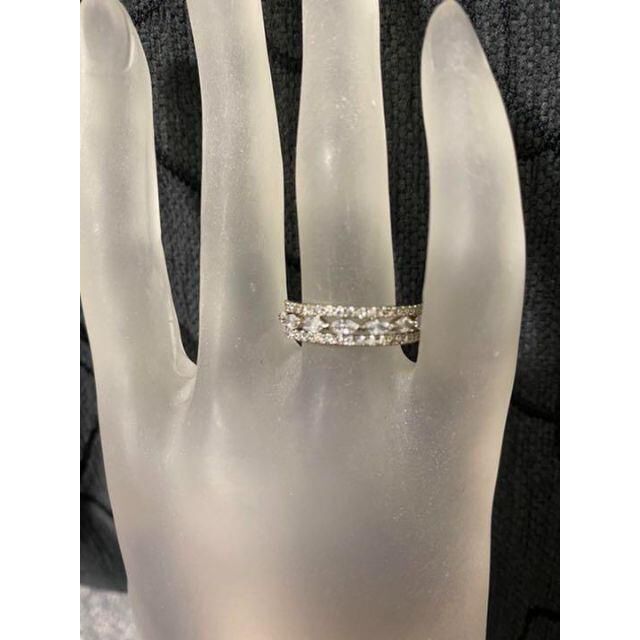 （1182）22号 エンジェルシャンデリアクリスタル乙女のリング　爪留め指輪 レディースのアクセサリー(リング(指輪))の商品写真