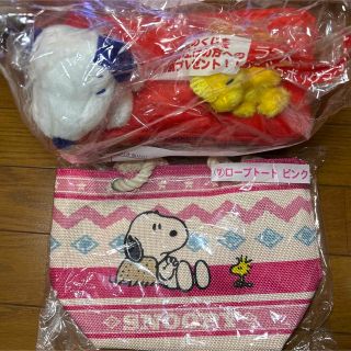 スヌーピー(SNOOPY)のはづ様専用【新品】スヌーピー　当りくじ　ティッシュボックスカバー　ロープトート(キャラクターグッズ)