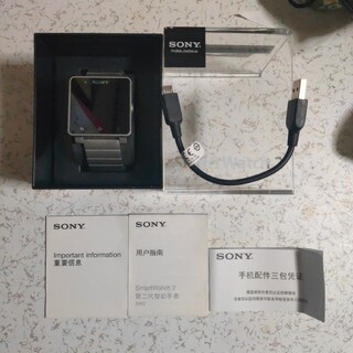 ソニー(SONY)のsony smart watch 2(腕時計(デジタル))