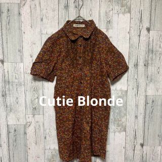 キューティーブロンド(Cutie Blonde)のCutie Blonde キューティーブロンド　レディース　ロングシャツ　L(Tシャツ(半袖/袖なし))