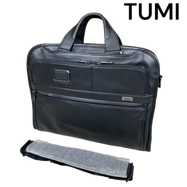 最安値挑戦!】 トゥミ TUMI - TUMI アルファ3 レザー オーガナイザー
