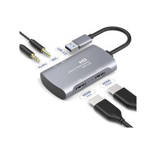 HDMI キャプチャーボード USB3.0 30fps ストリーミングと録画 (PC周辺機器)