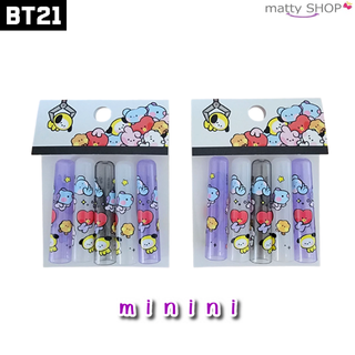 ビーティーイシビル(BT21)のBT21 鉛筆キャップ ２袋セット 計10個 minini(キャラクターグッズ)